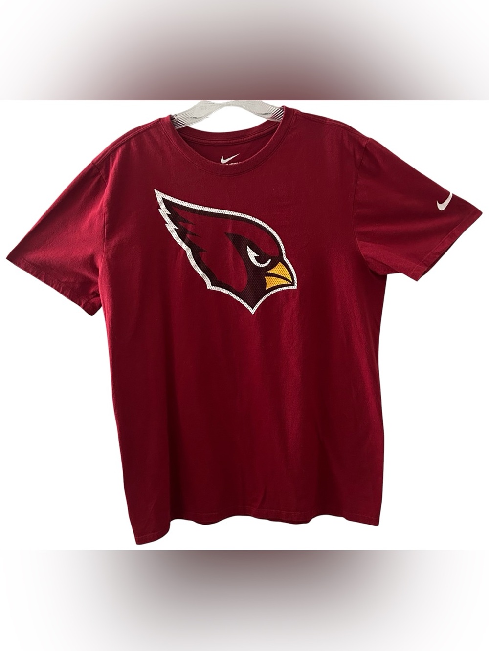 Nike NFL Arizona Cardinals Red Crew Neck T-shirt Men’s Size Large
